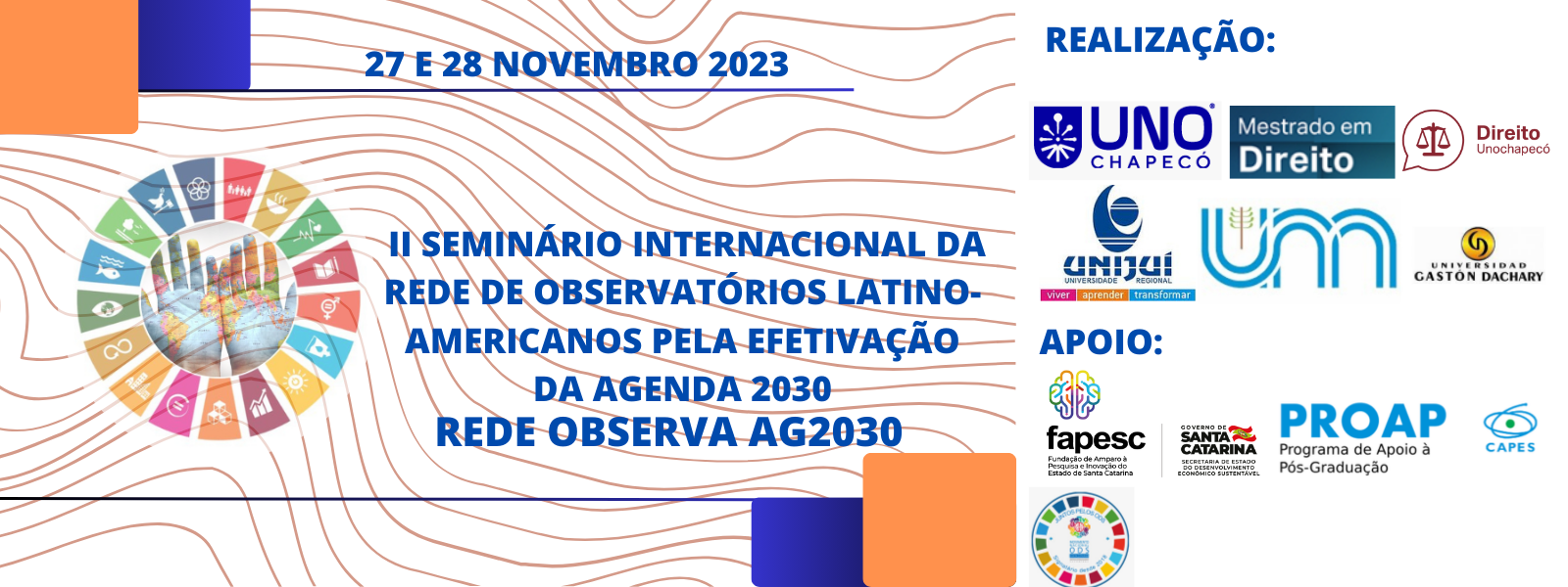 II Seminário Internacional da Rede de Observatórios Latino-Americanos pela Efetivação da Agenda 2030 - REDE OBSERVA AG2030